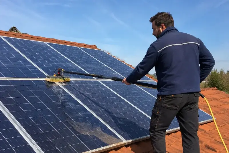 Nettoyage et entretien de panneaux solaires à Montégut-Lauragais